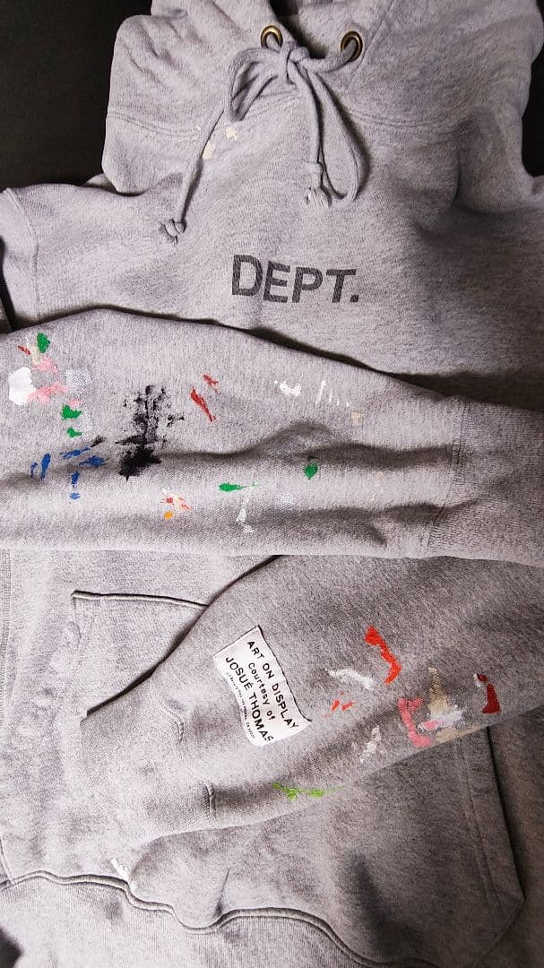 【レア】gallery dept　バックステンシル　パーカー　XL