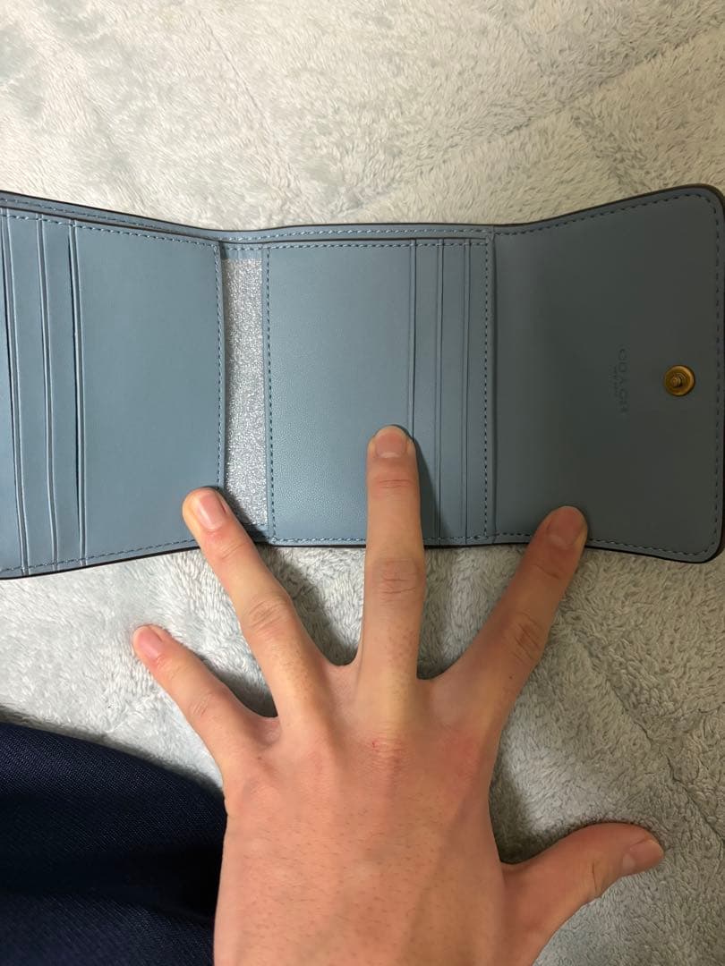 COACH ミラ スモール フラップ ウォレット・カラーブロック