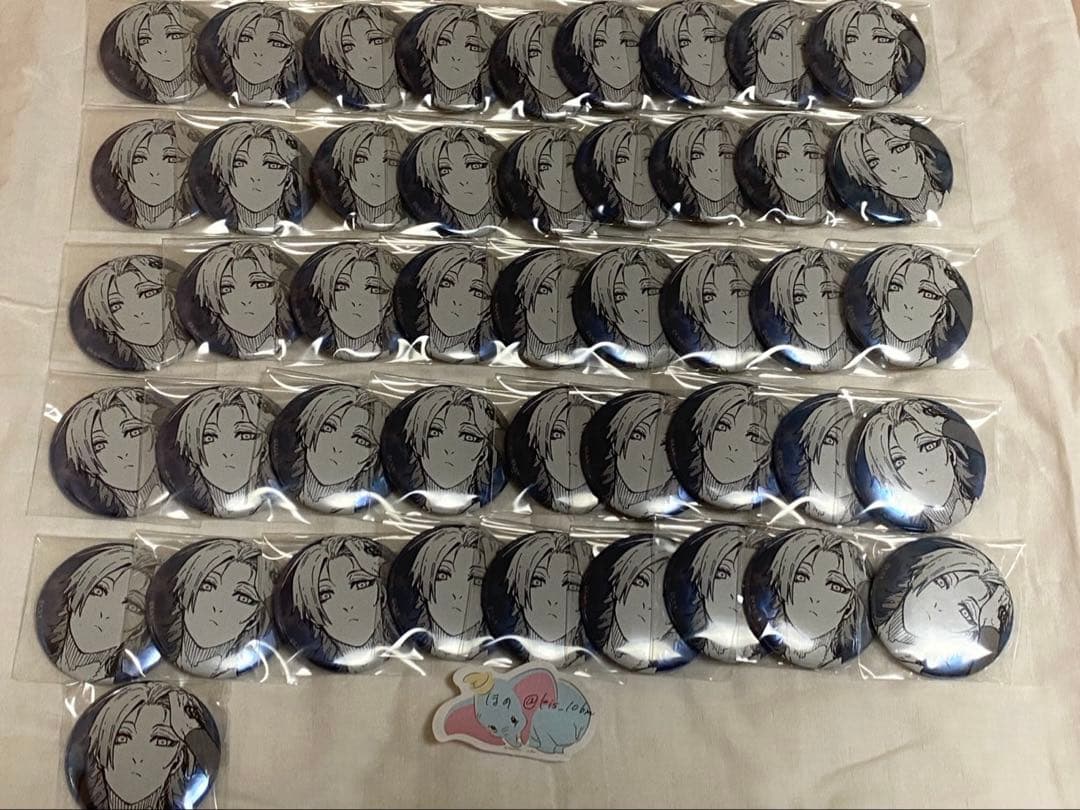 カイザー 缶バッジ 原画展 91個