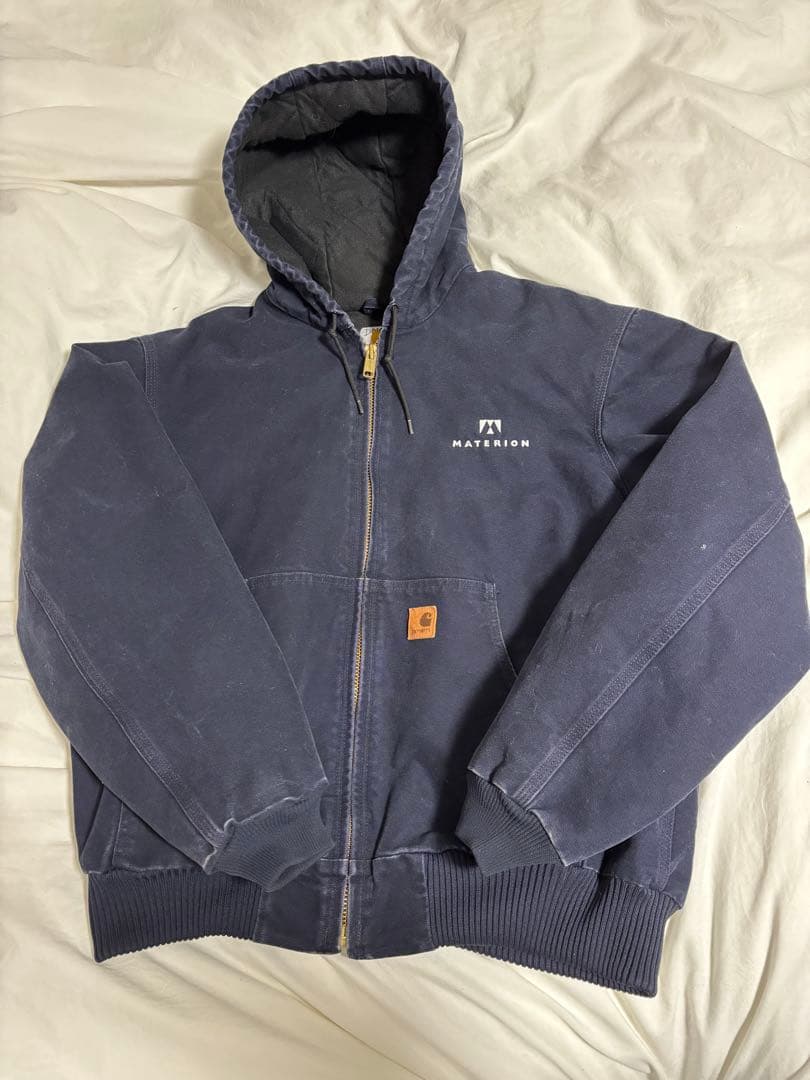 h*a様 Carhartt フード付きアクティブジャケット　ネイビー　L サイズ