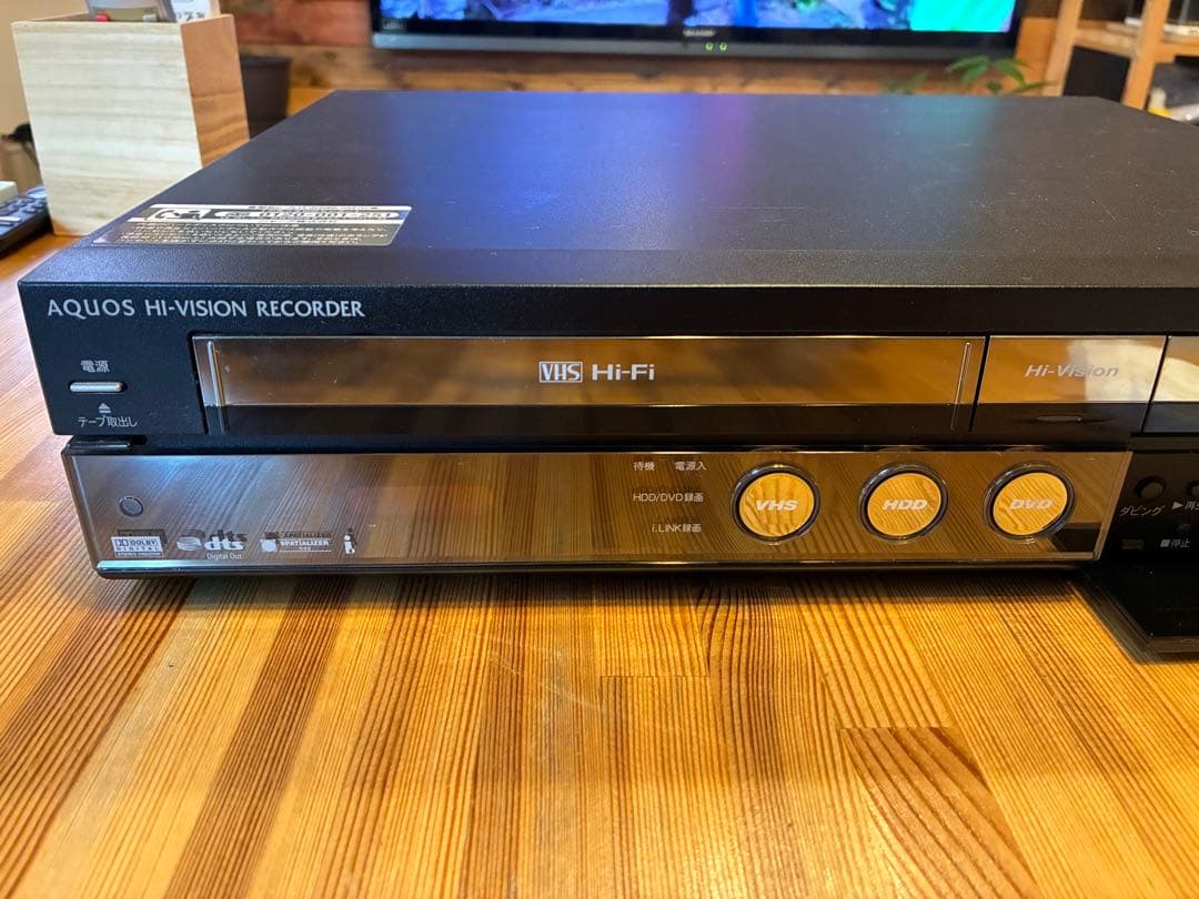 HDD/DVD/VHS一体型レコーダー SHARPシャープDV-ACV52