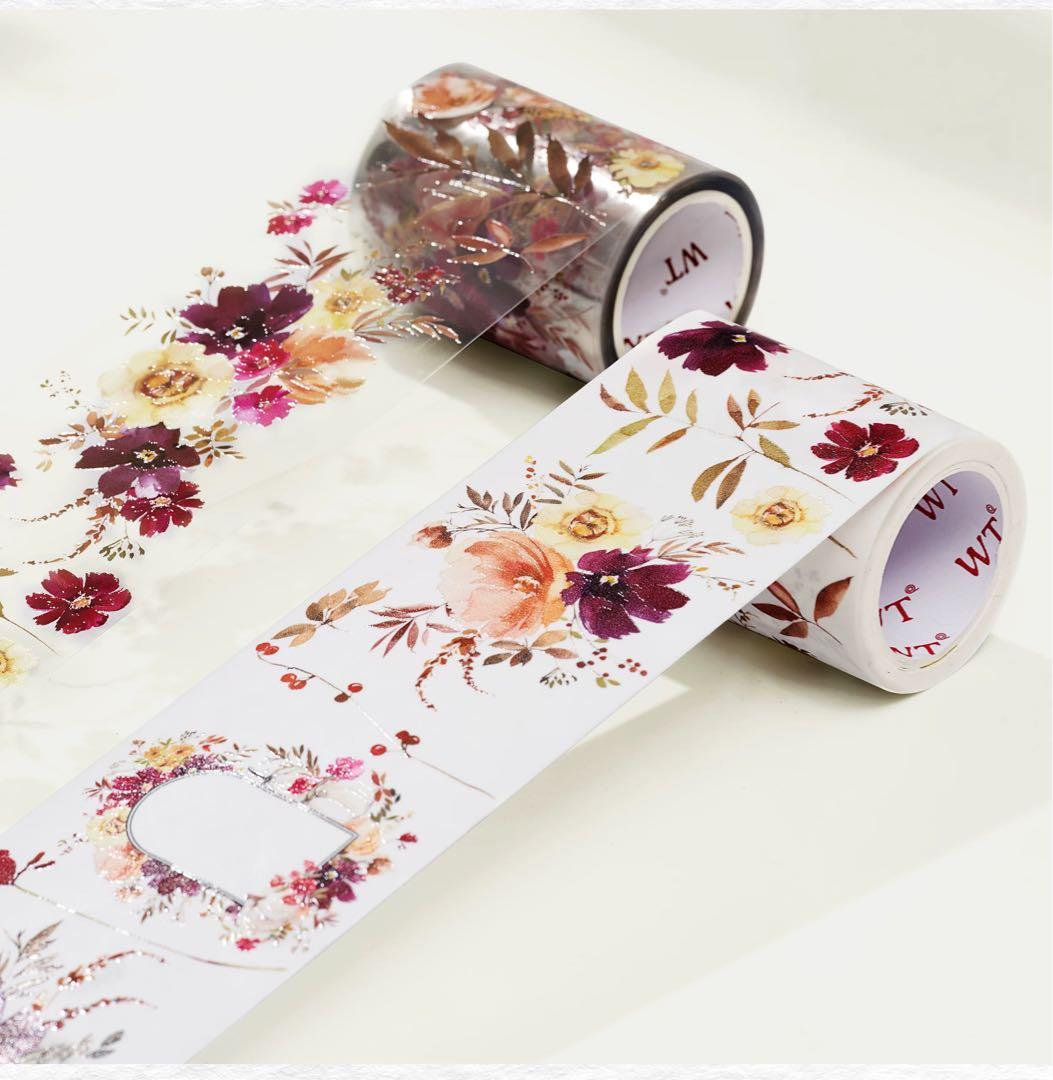 ⭐️SALE⭐️WT《野薔薇》 PETテープ　海外マスキングテープ