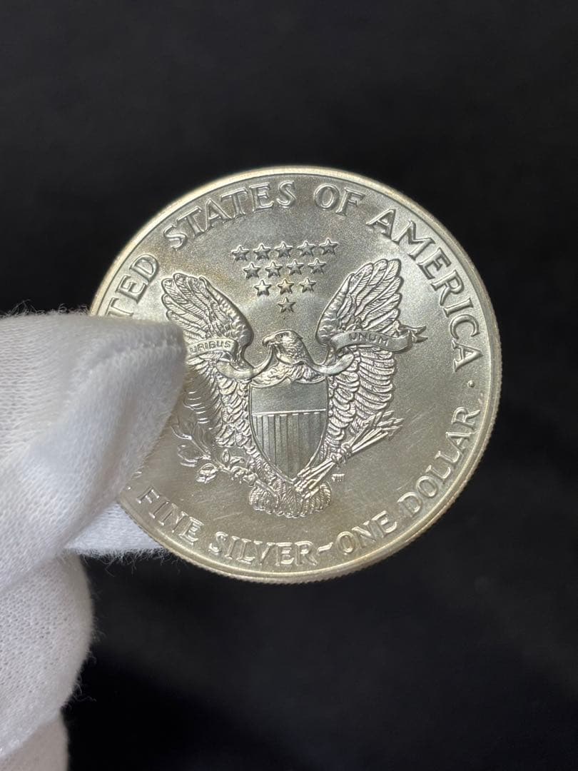 イーグル銀貨　1987年　アメリカ合衆国造幣局発行　1オンス銀貨　純銀31.1g