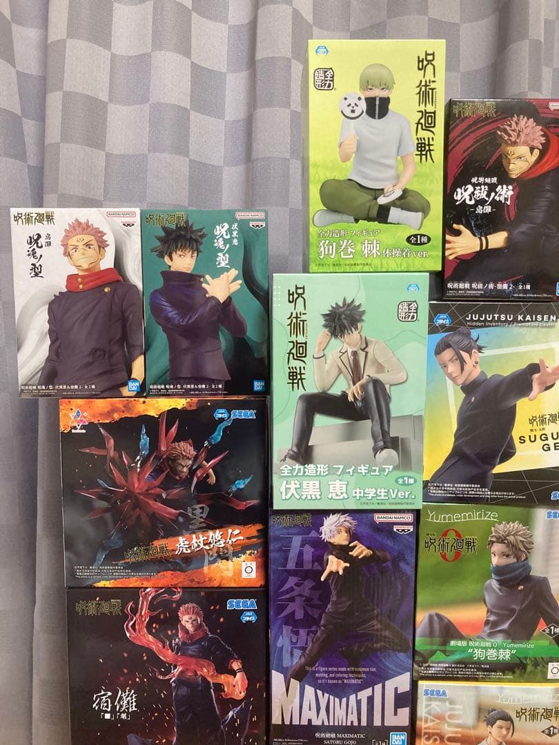 呪術廻戦 プライズフィギュア まとめ売り 五条悟 夏油傑 虎杖悠仁 乙骨憂太