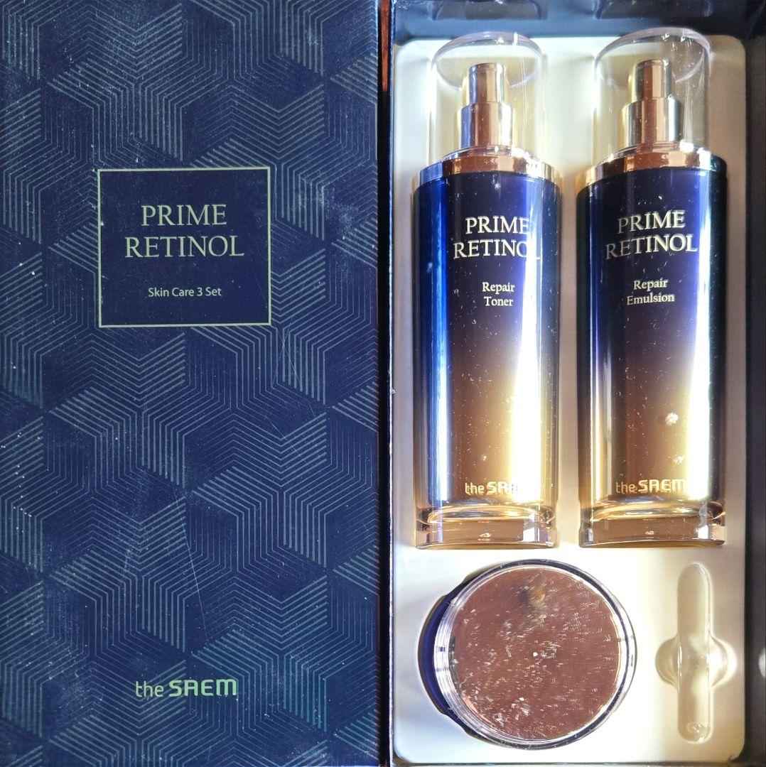 the SAEM PRIME RETINOL スキンケアセット