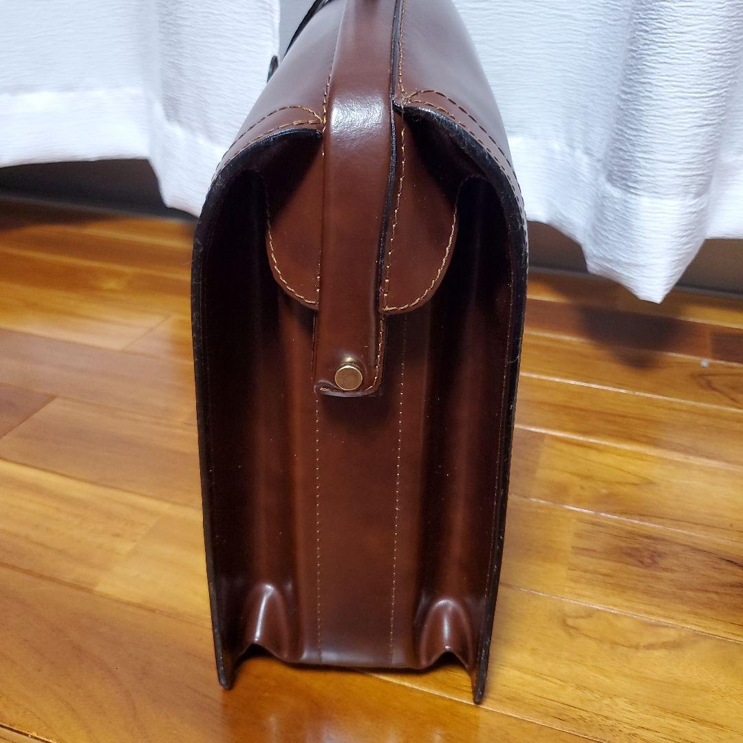 中*雄様 【美品/イタリア製】ダレスバック 大容量 レザー 本革