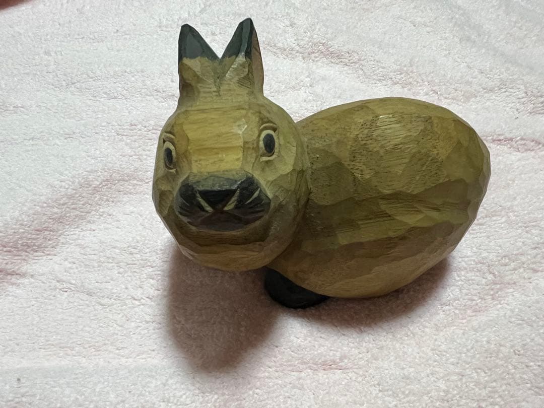 但馬木彫　石田えいじ　干支　卯