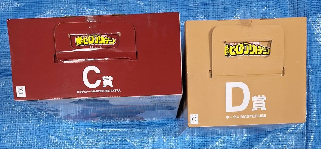 ヒロアカ　フィギュア　一番くじ　紡ぐ力　ホークス　エンデヴァー