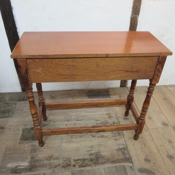 イギリス ヴィンテージ 家具 ホールテーブル サイドテーブル 英国 6737d