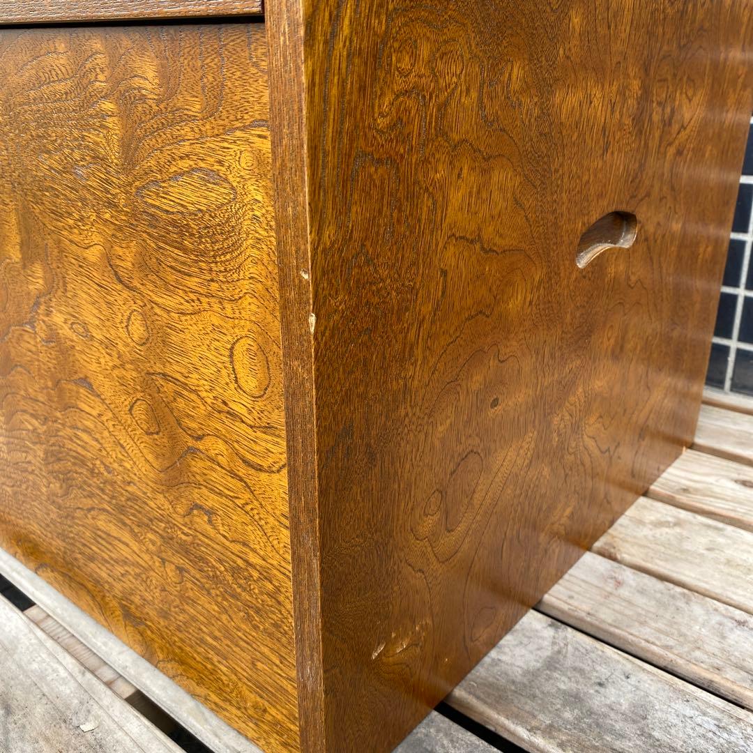 美品 レトロ けやき小袖机 文机 小引き出し 家具 木製箪笥 インテリア