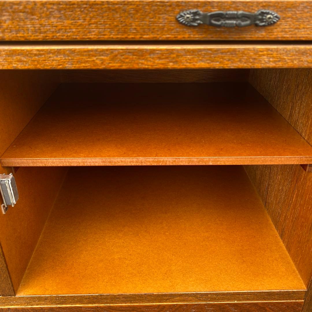 美品 レトロ けやき小袖机 文机 小引き出し 家具 木製箪笥 インテリア