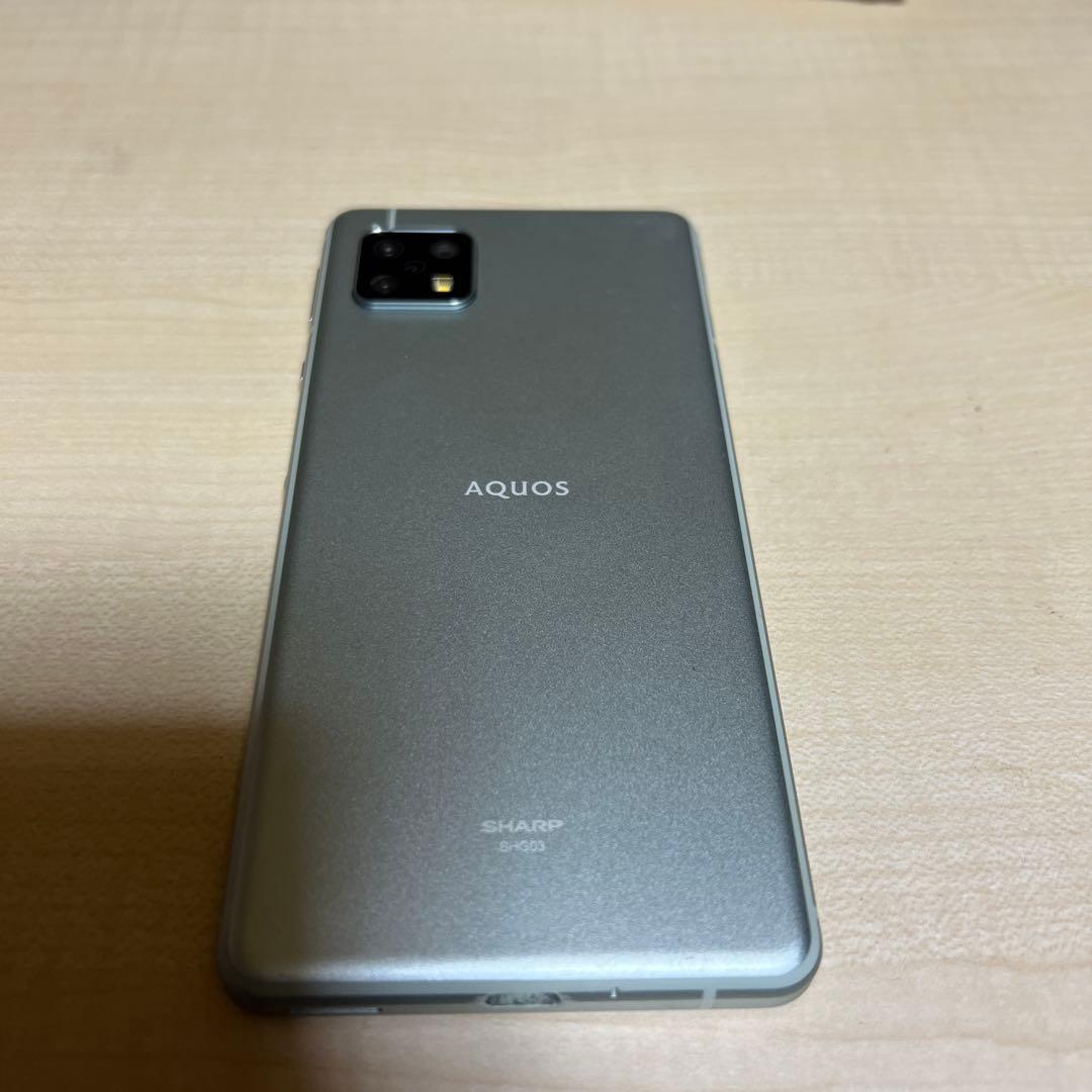 SHARP AQUOS sense 5Gスマートフォン本体 シルバー