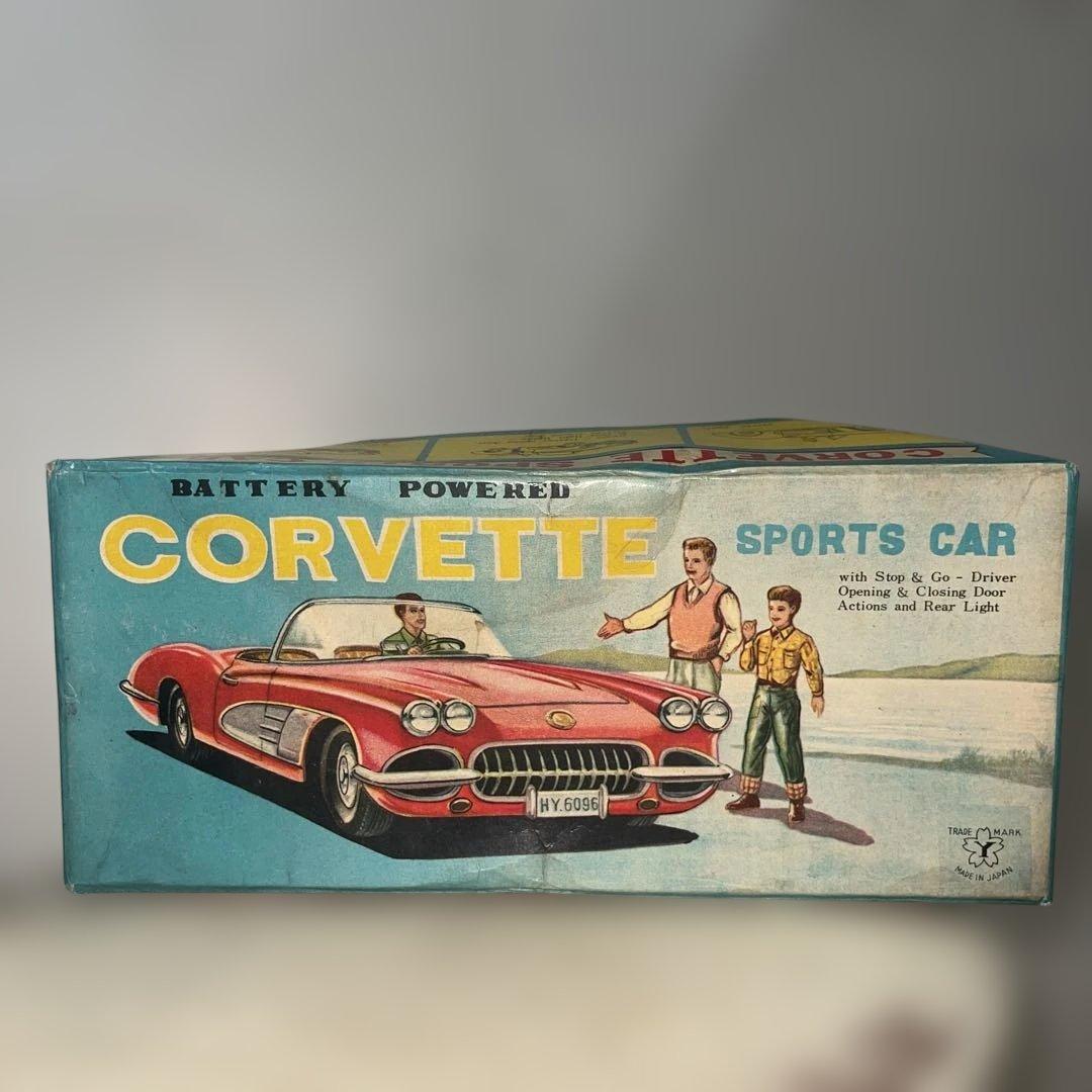 H*!様 コルベット　メイドインジャパン　ブリキ　おもちゃ　当時物　ビンテージ