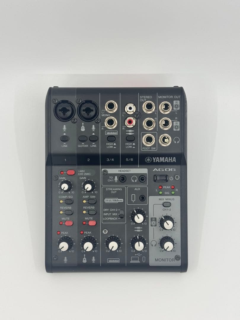 ヤマハ　オーディオインターフェース　AG06MK2