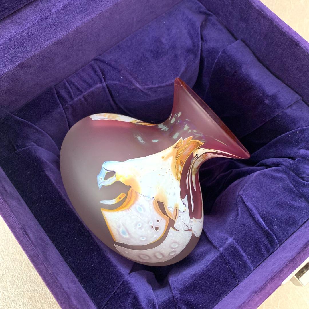 ガラス作家　『 ルイ・ルルー 』　花瓶　花器