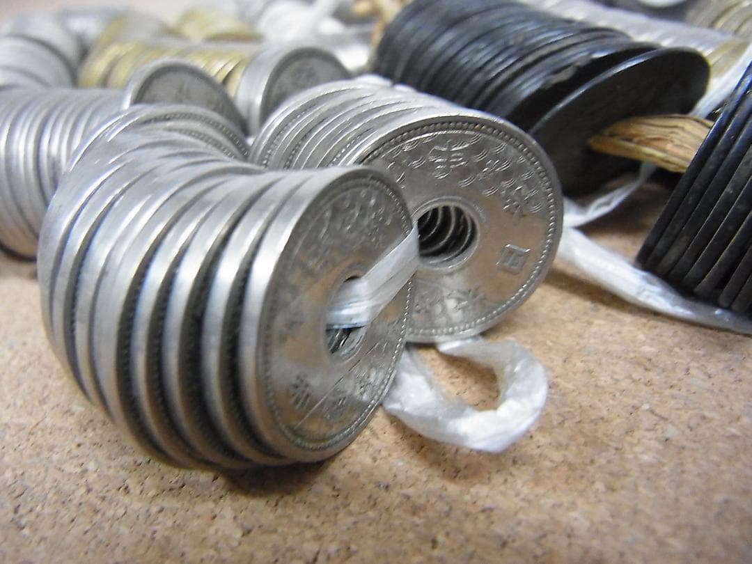 古銭　まとめて　銅銭　穴銭　寛永通宝　アルミ銭　3.7㎏ほど