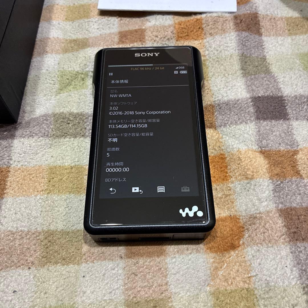 【美品】SONY NW-WM1A 美品！　動作ok