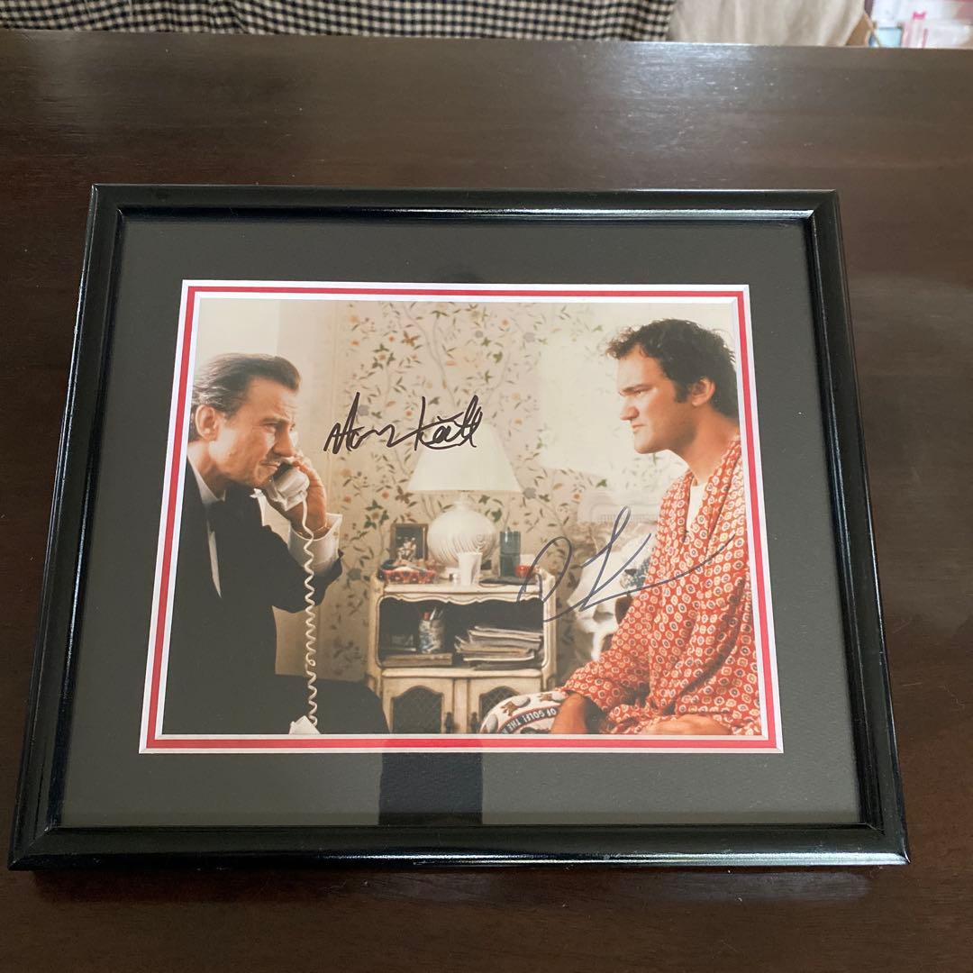 パルプフィクション　タランティーノ　ハーヴェイカイテル　サインフォト