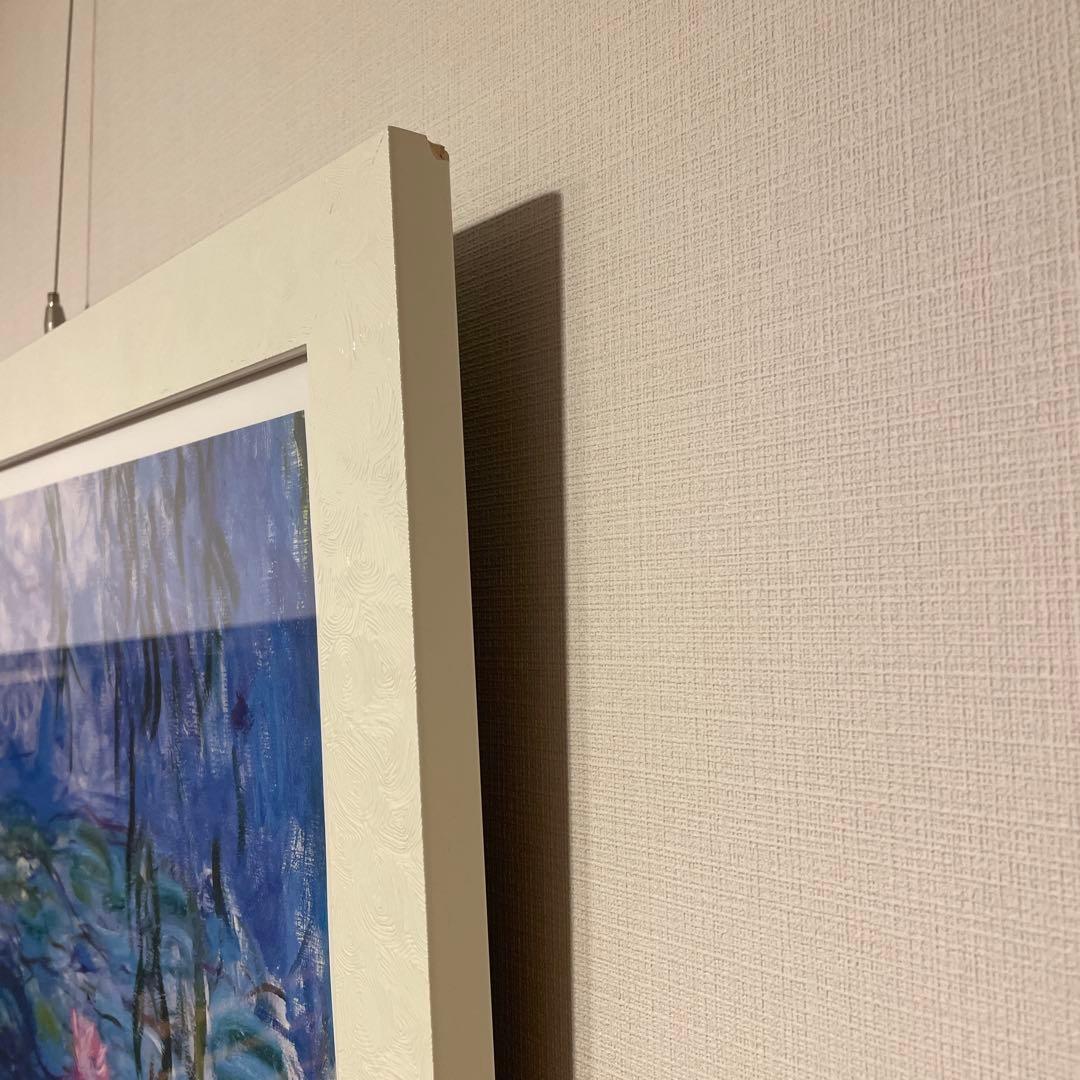 モネ 睡蓮　ポスター　額装