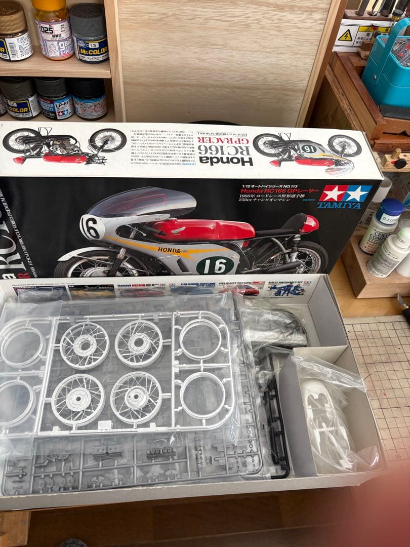 タミヤ1/12RC166+【ディテールアップパーツ3点】