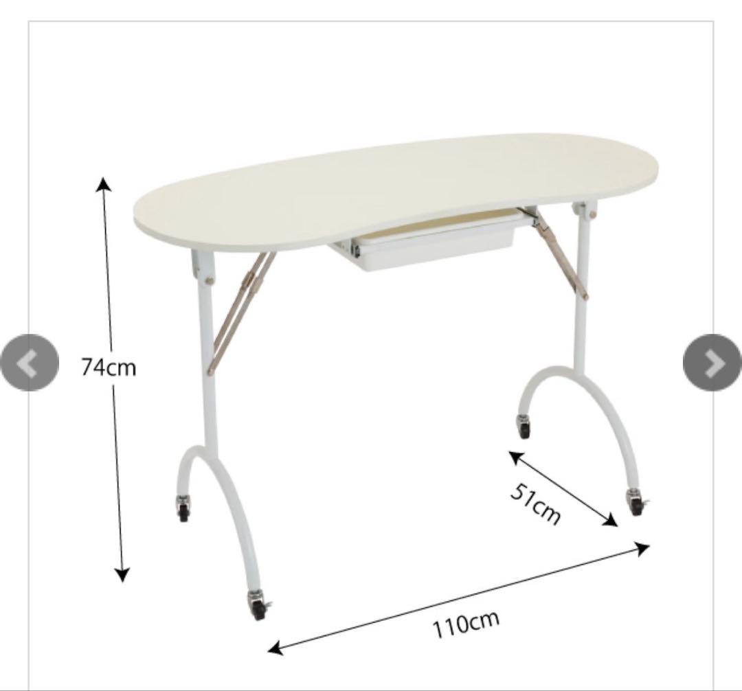 美品☆折りたたみネイルテーブル　折りたたみテーブル　高崎市手渡し¥5000