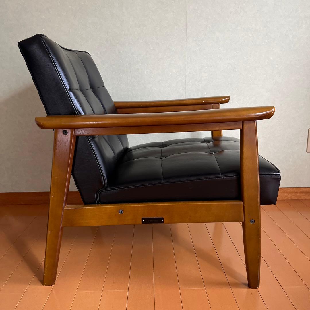 カリモク60 Kチェア　1シーター スタンダードブラック