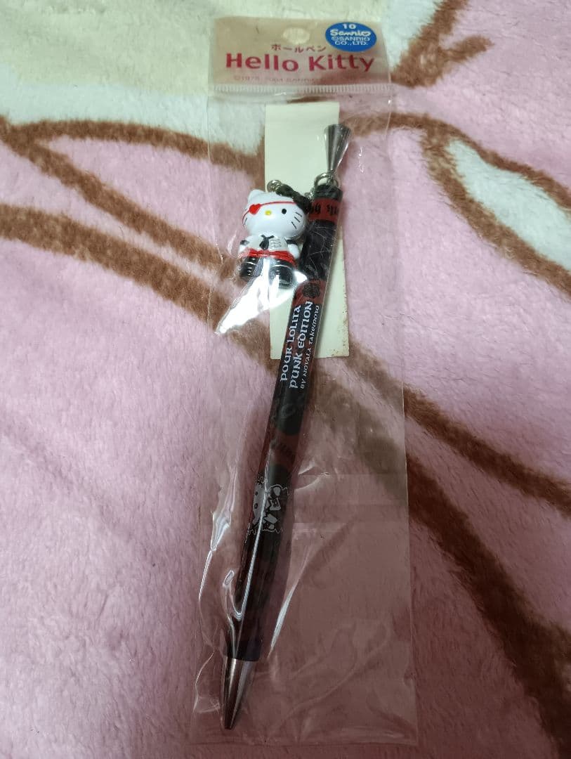 激レア！嶽本野ばらパンクキティ　メモ帳＆ボールペンセット　小悪魔キティ平成レトロ
