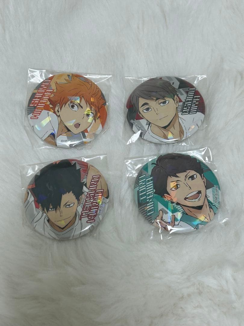 新品未使用　ハイキュー!! バライティパック ホログラム 缶バッチ