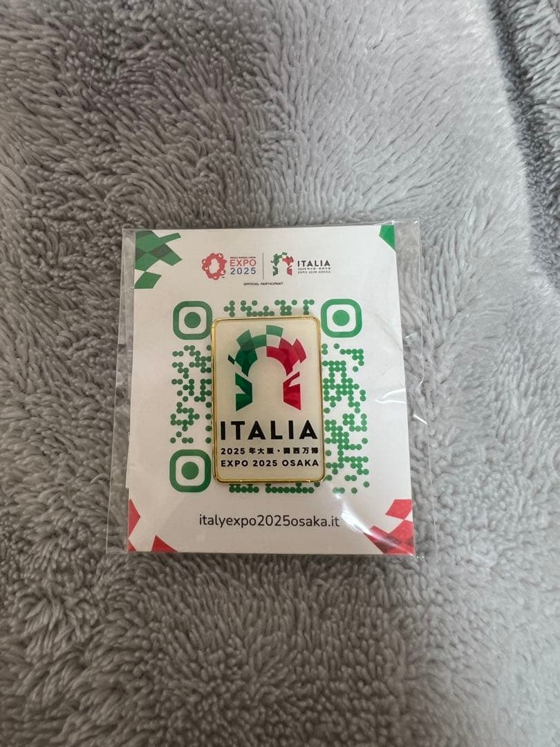 【新品非売品】EXPO大阪2025 ITALIA ピンバッジ 2点セット