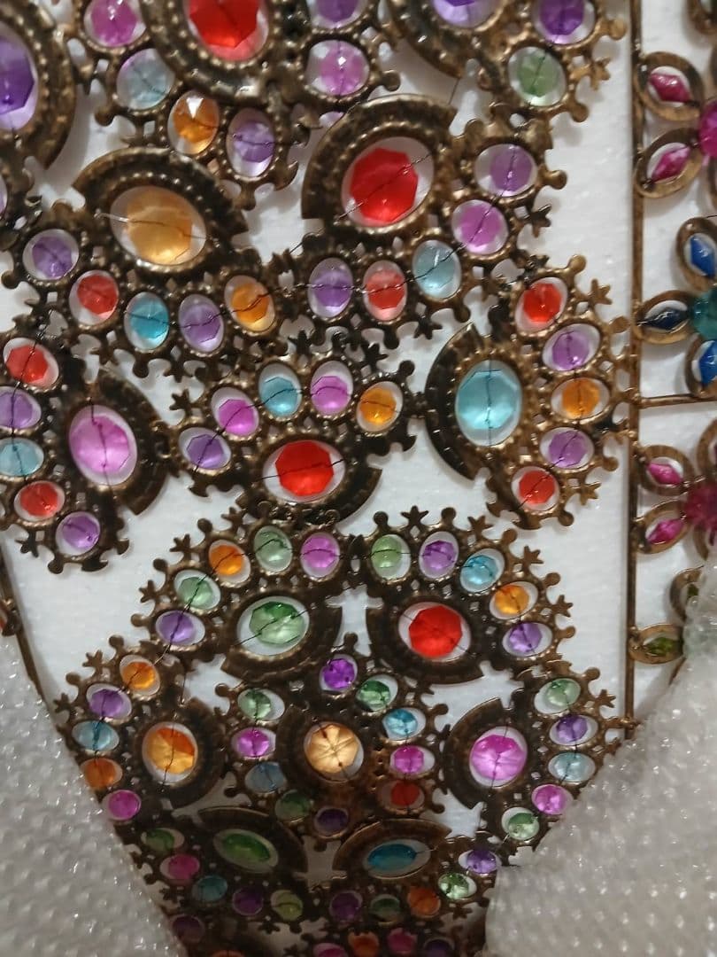 カラフル花柄金属製パーテーション