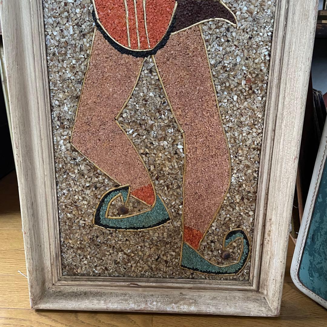 レア！特大50sアメリカアンティーク ハーレークイーン壁掛けUSAヴィンテージ