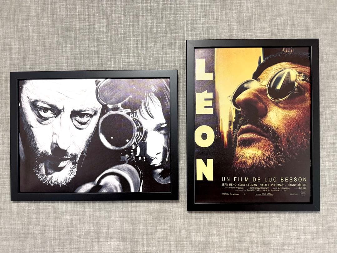 No.288フレーム付きキャンバスアート　映画ポスター　LEON インテリア絵画