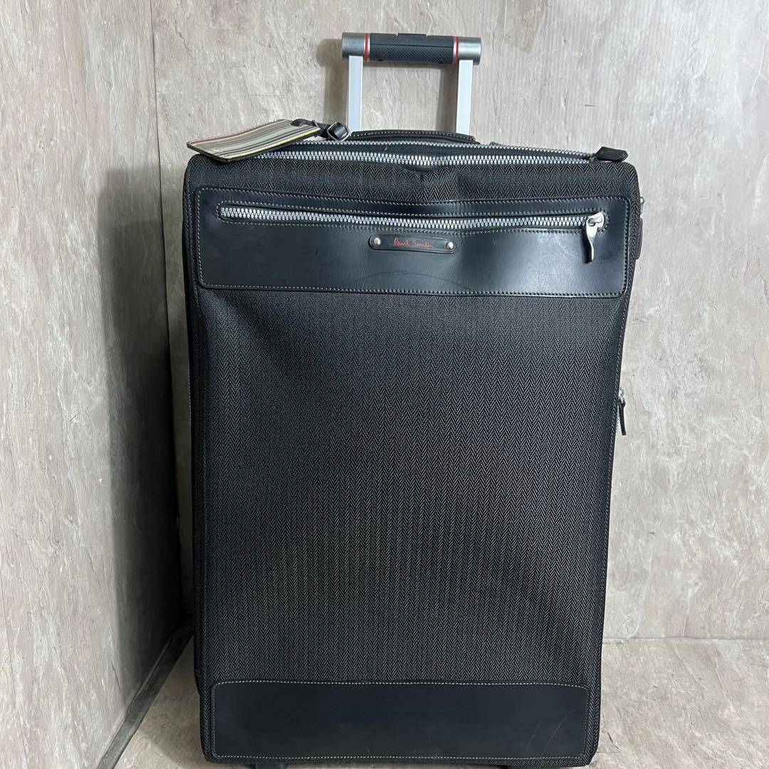 極美品 ポールスミス ヘリンボーン ソフトコレクション キャリーケース
