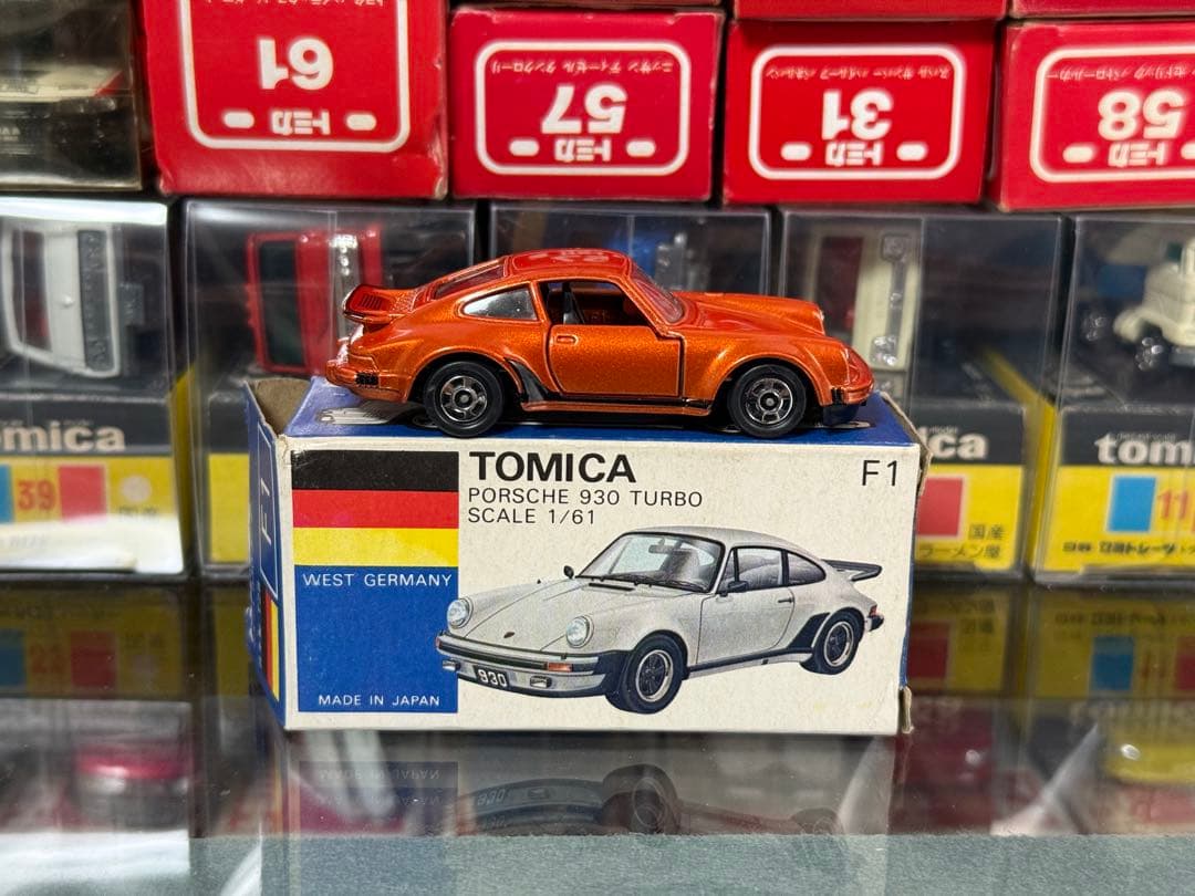 トミカ ポルシェ930 オレンジ 日本製 青箱 絶版