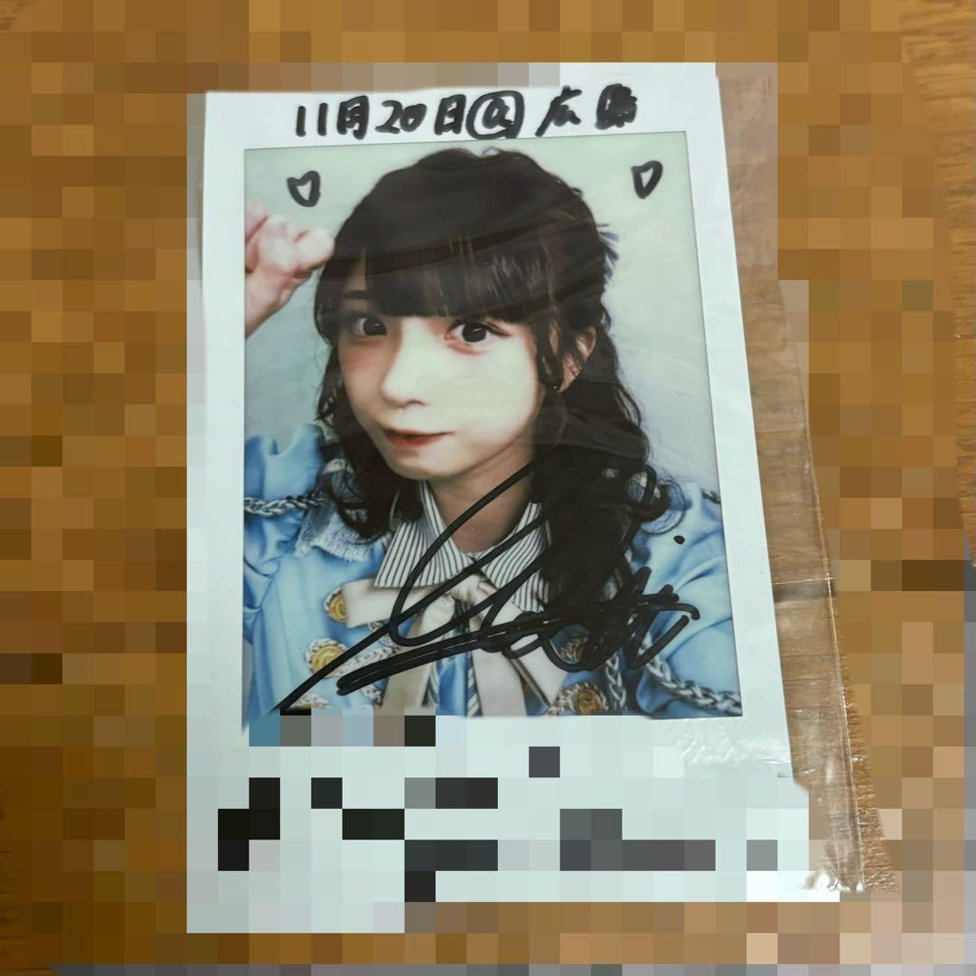 菅波美玲　≠ME ノイミー　直筆　チェキ