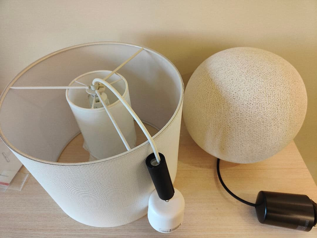 10万円相当 シーリングライト ペンダントライト 2個セット 布製 ホワイト