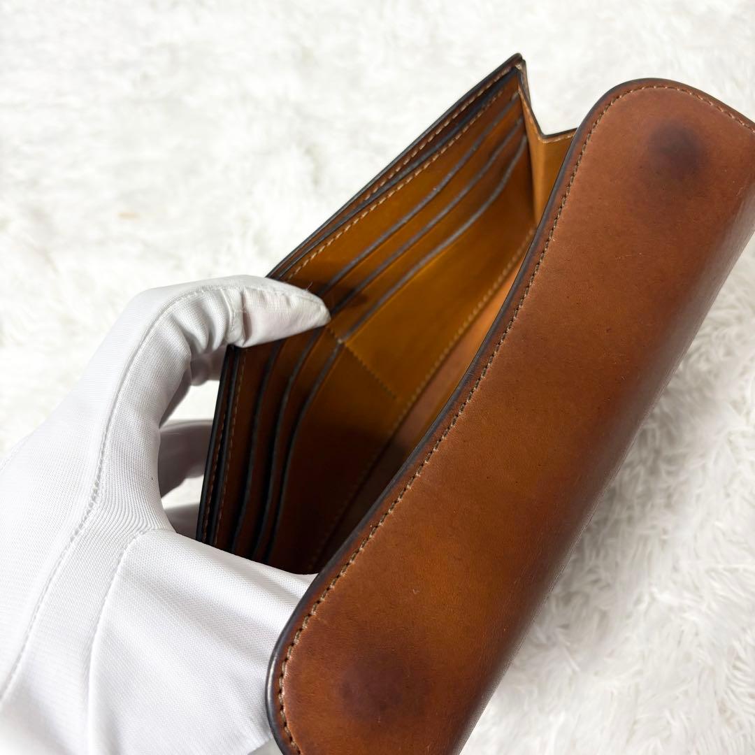 美品✨ワイルドスワンズWAVE ウェイブ フルグレインブライドル　財布