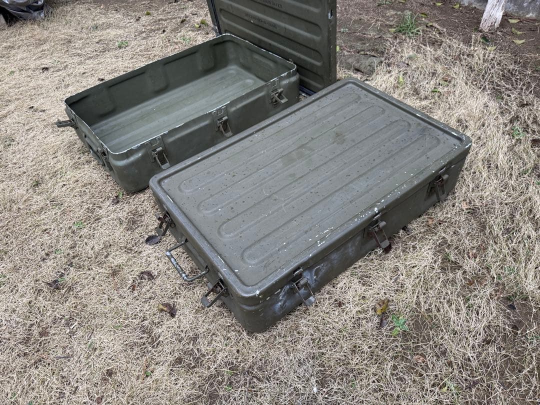 米軍軍放出品　A&S TRIBAL製　ミリタリーボックス　2個セット