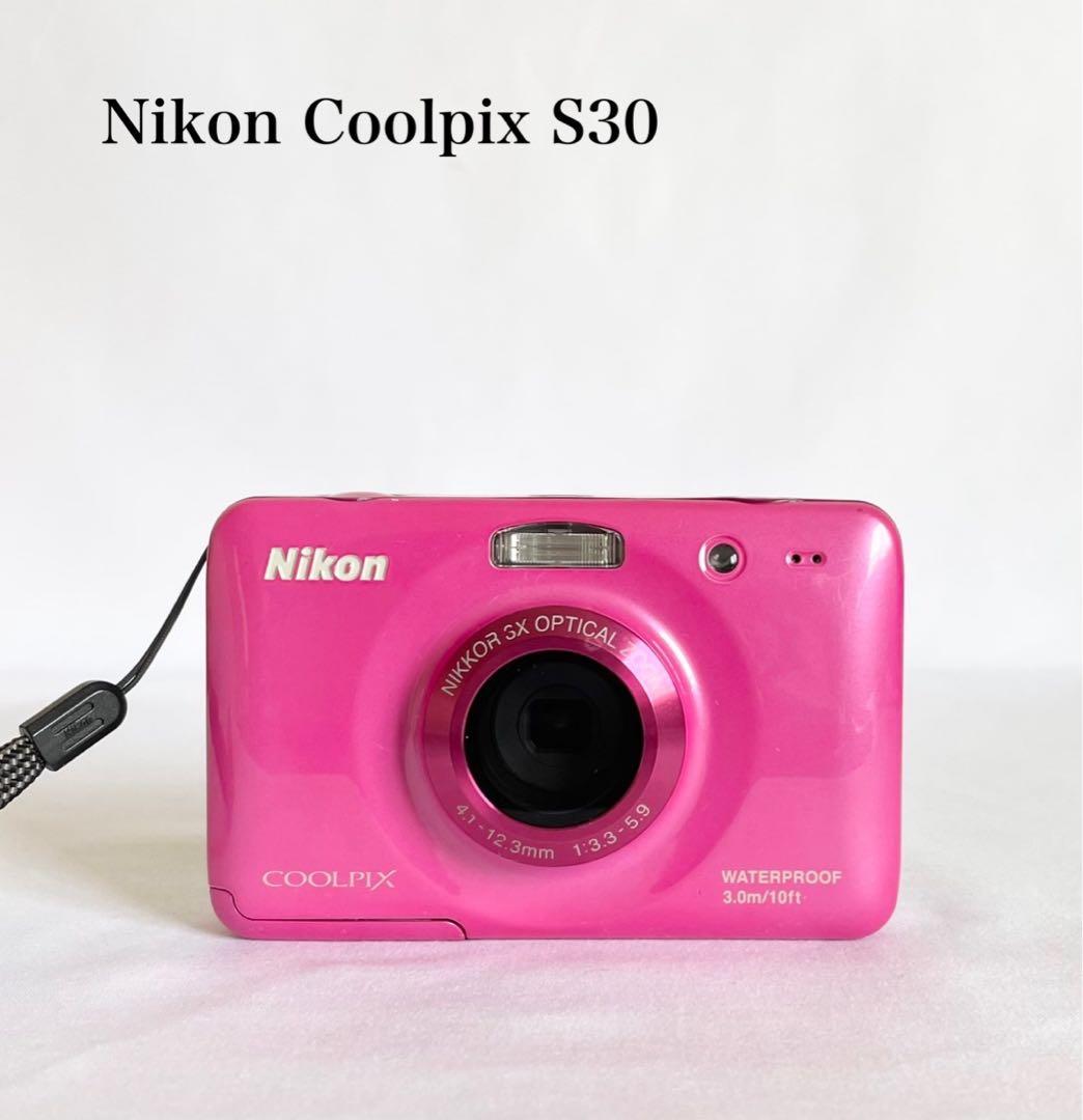 【動作品】Nikon Coolpix S30 デジタルカメラ 動作確認済み