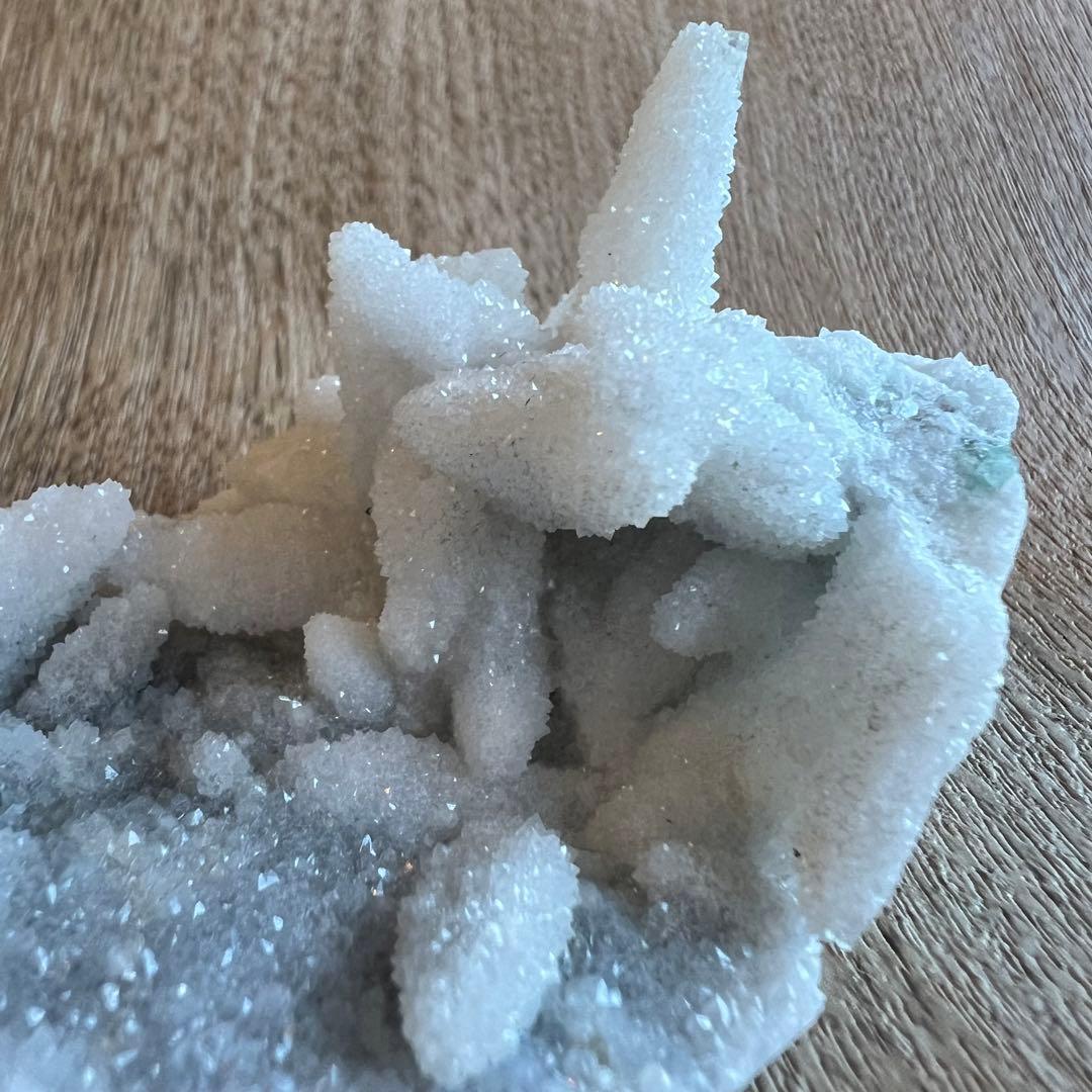 仮晶 水晶 ドゥルージー フローライト A1 共生 鉱物 標本 原石