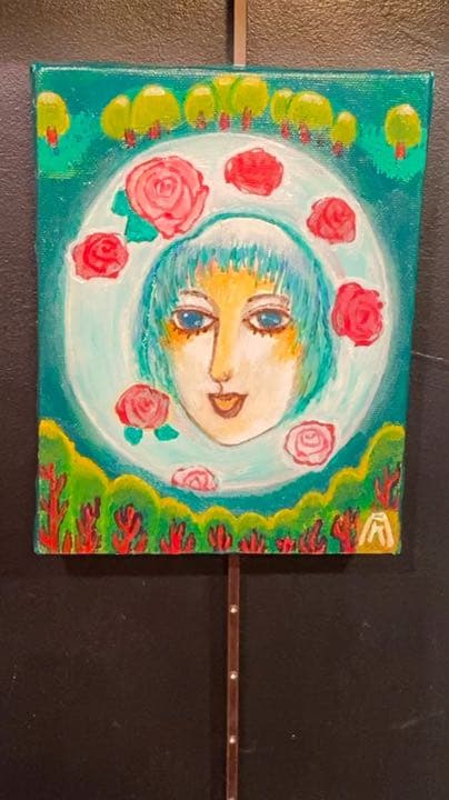 【アクリル画】 商品名 透めいな貴方 0号 額なし 未使用品