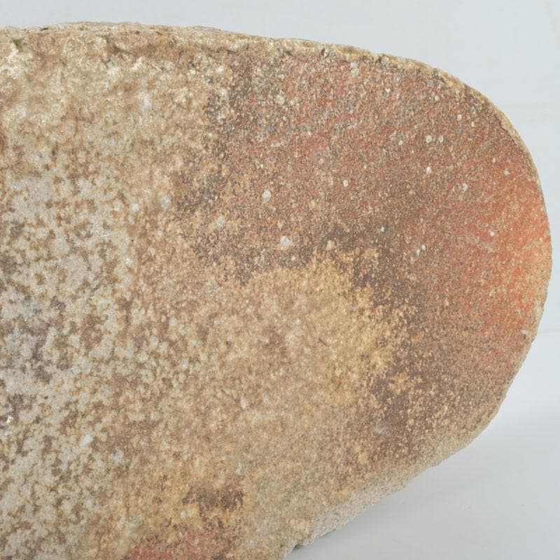 茶道具　信楽焼　奥田英山作　扁壷　花入　共布共箱　N　9811A