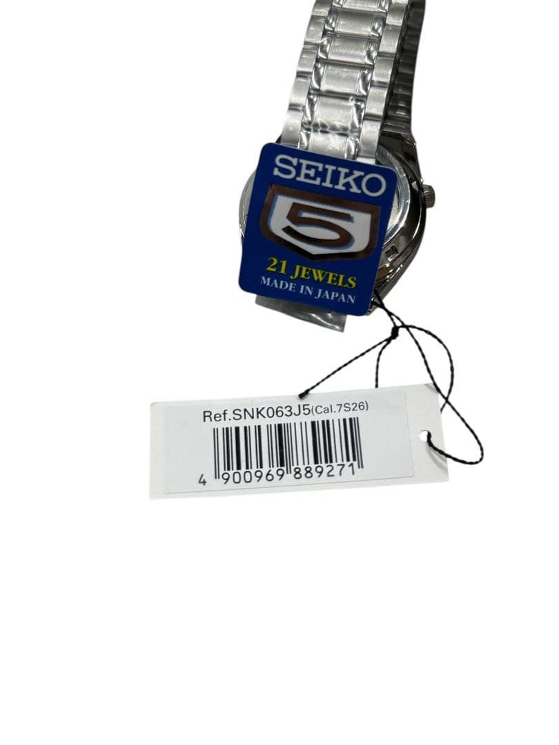 新品未使用 SEIKO SEIKO 5 フジワラヒロシ着用