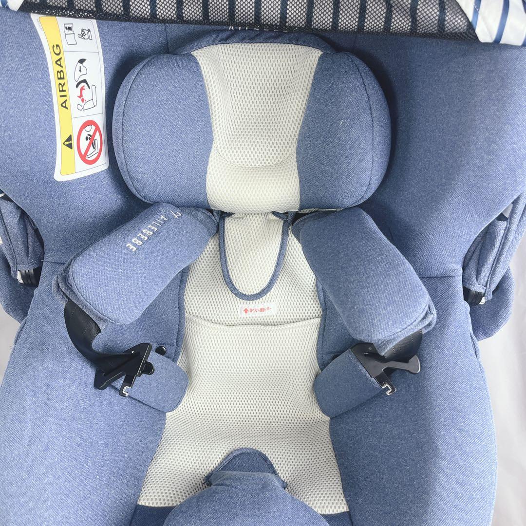 美品 送料無料 エールベベ クルット5i プレミアム ISOFIX 360°