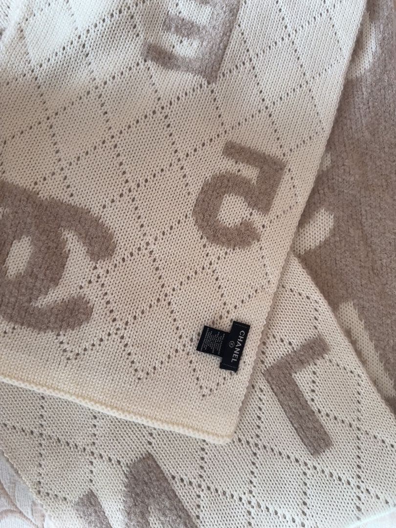 CHANELシャネル カシミア　ストール マフラー