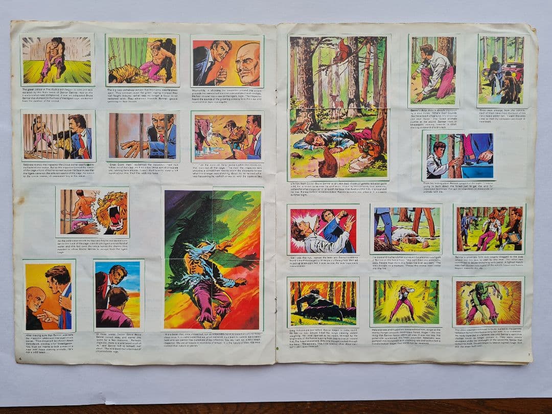 その他 1979 Incredible HULK picture card album