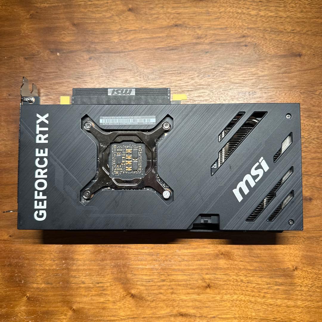 グラフィックボード・グラボ・ビデオカード MSI GeForce RTX 4070 VENTUS 2X 12G OC