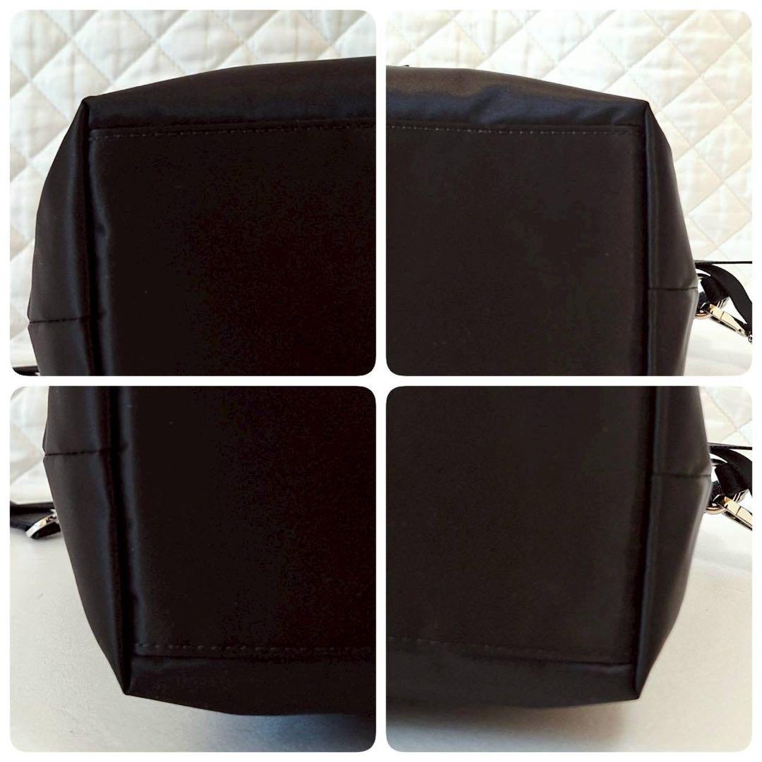 B2071【未使用級】russet ショルダーバッグ クラウズナイロン 黒