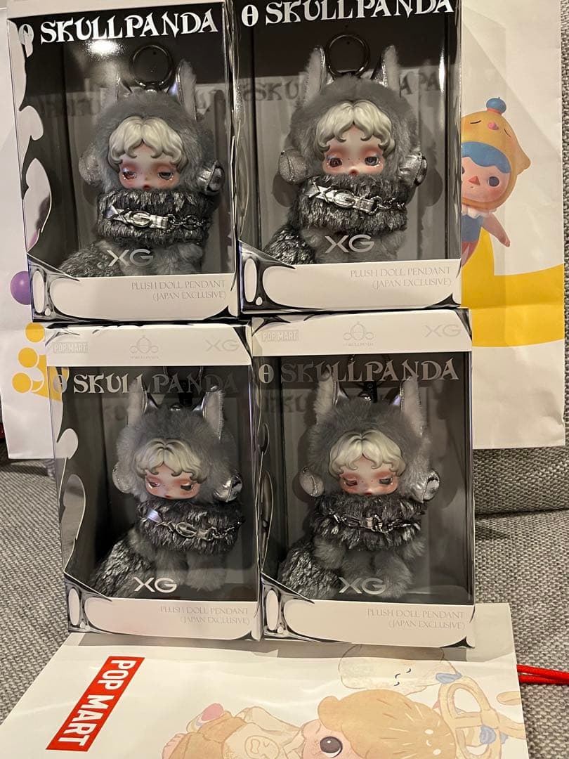 スカルパンダSKULLPANDA XGコラボ　POPMART 新品未開封 4個♪