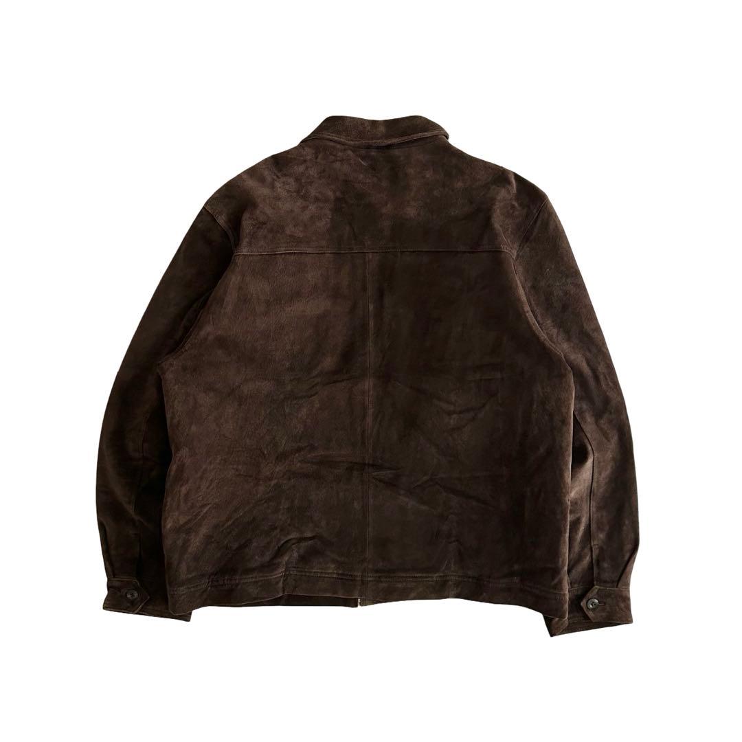 【希少】00s エディーバウアー リアルスウェードレザー ドリズラージャケット